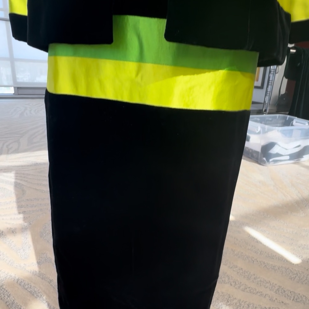 Bold Multicolor Striped Jacket and Dress - Picture 11 of 11